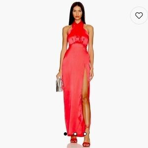 designer floral maxi dress Ivory Floral Wrap-Style Modest Maxi Dress with Belt – FineLook